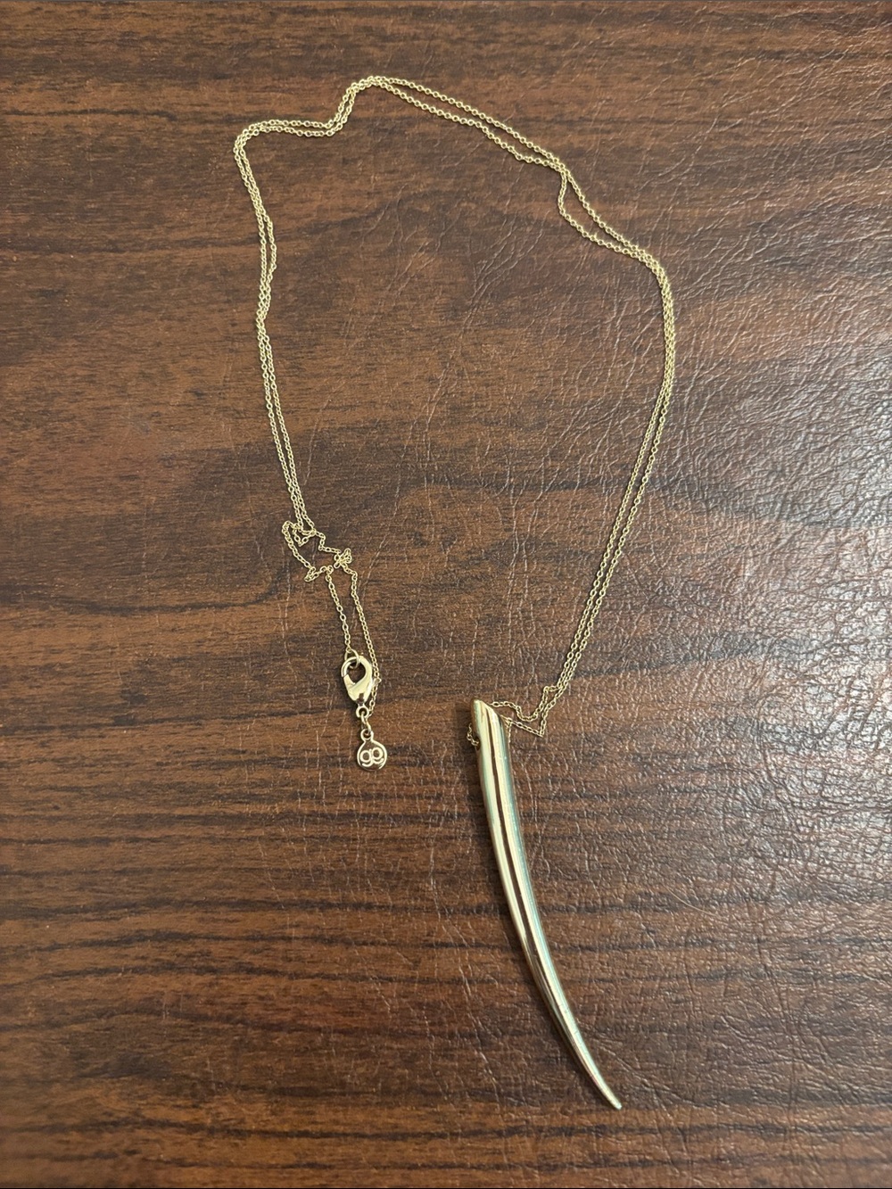 Gorjana Gold Horn Pendant Necklace